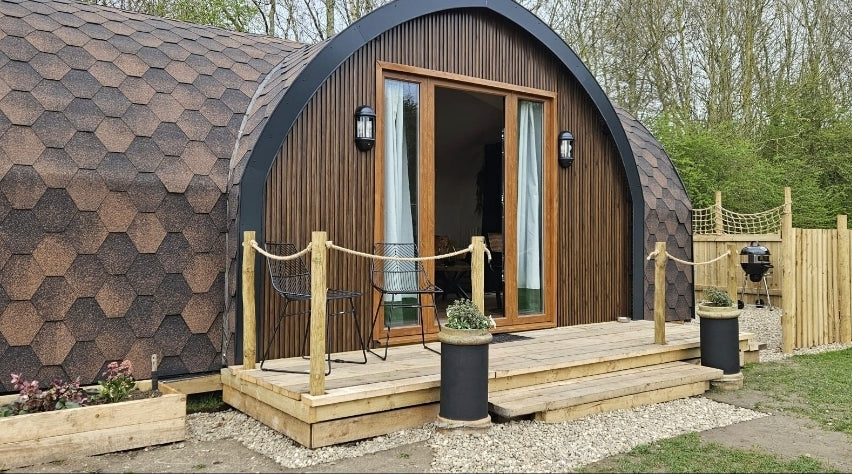 How Yapham Holds Built Their Own 4m x 8m Side Entry Glamping Pod