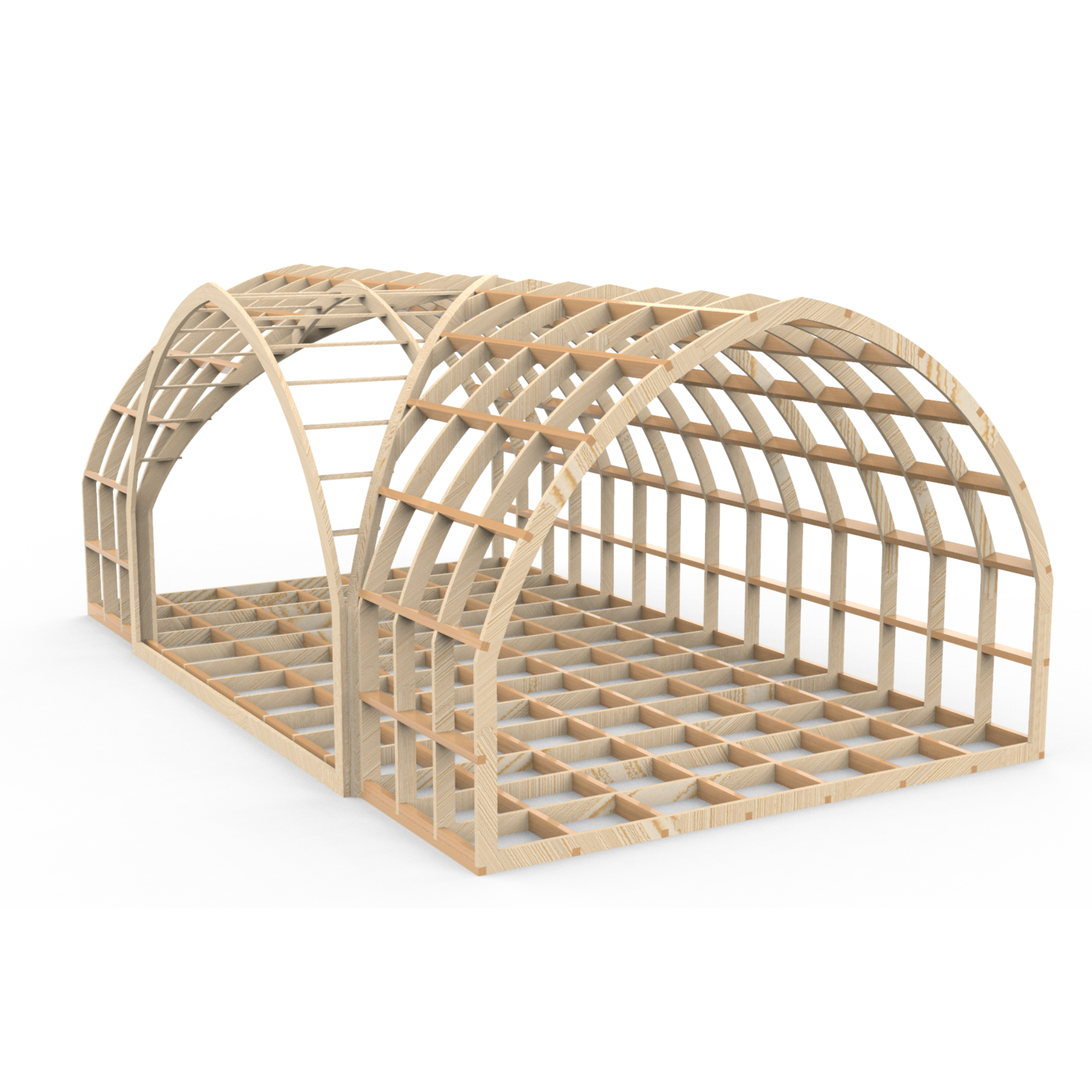 Gothic Side Entry Pod Frame Kit 4m x 8m